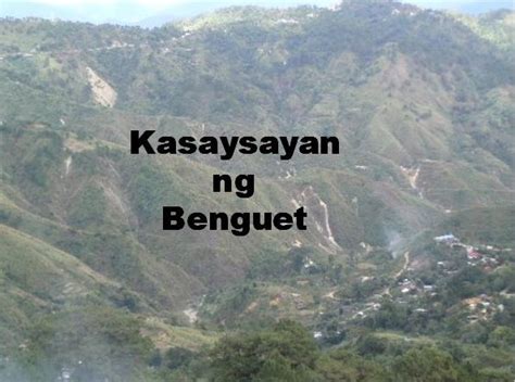 alamat ng benguet|Benguet History (Tagalog) .
